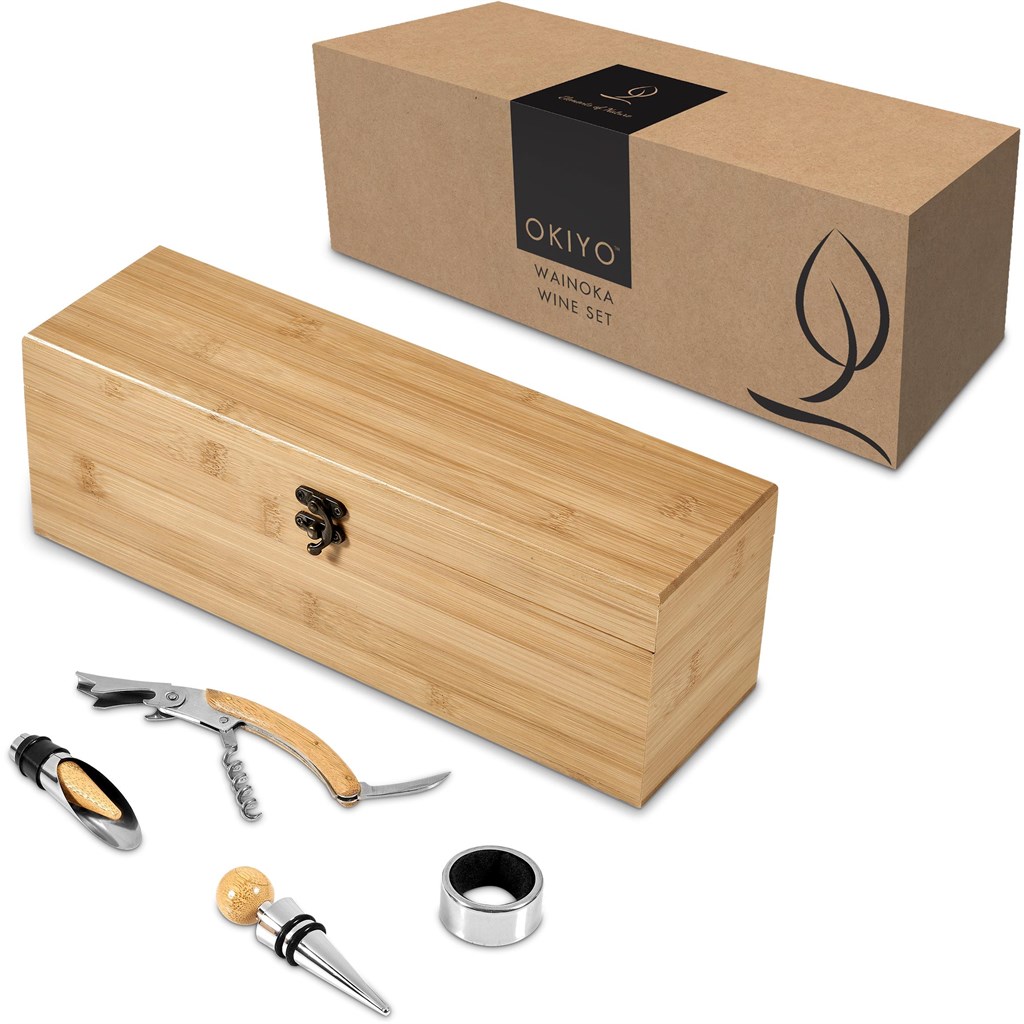 Okiyo Wainoka Bamboo Wine Set - Image 8