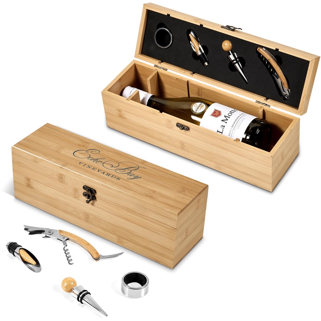 Okiyo Wainoka Bamboo Wine Set - Image 2