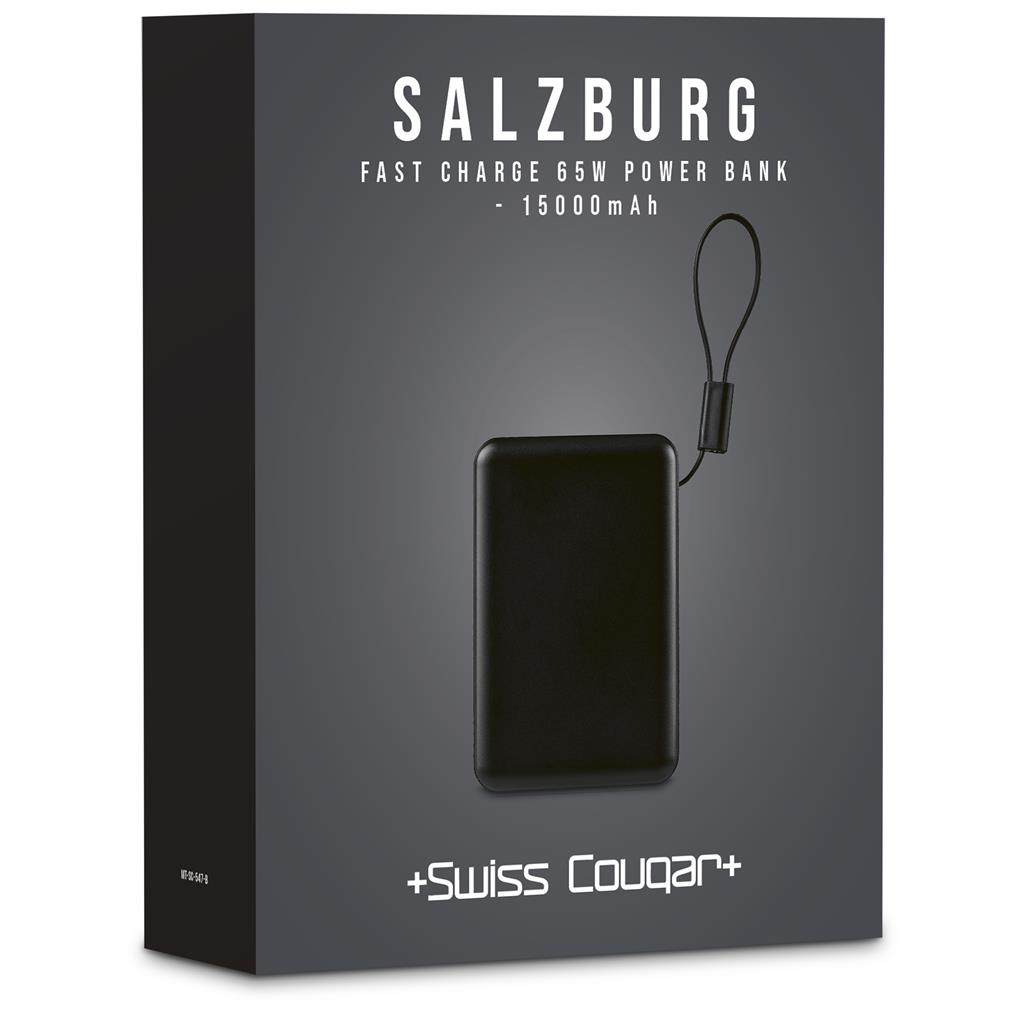 Swiss Cougar Salzburg Fast Charge 65W PD & QC Power Bank - 15 000mAh - Image 13