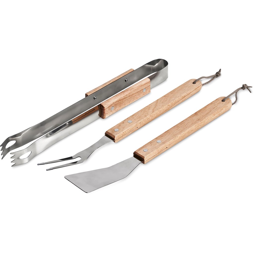 Altitude Palma Bamboo 3-Piece Braai Set - Image 4