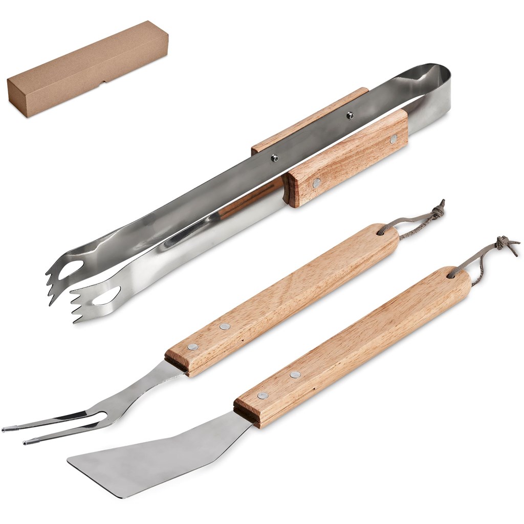 Altitude Palma Bamboo 3-Piece Braai Set - Image 6