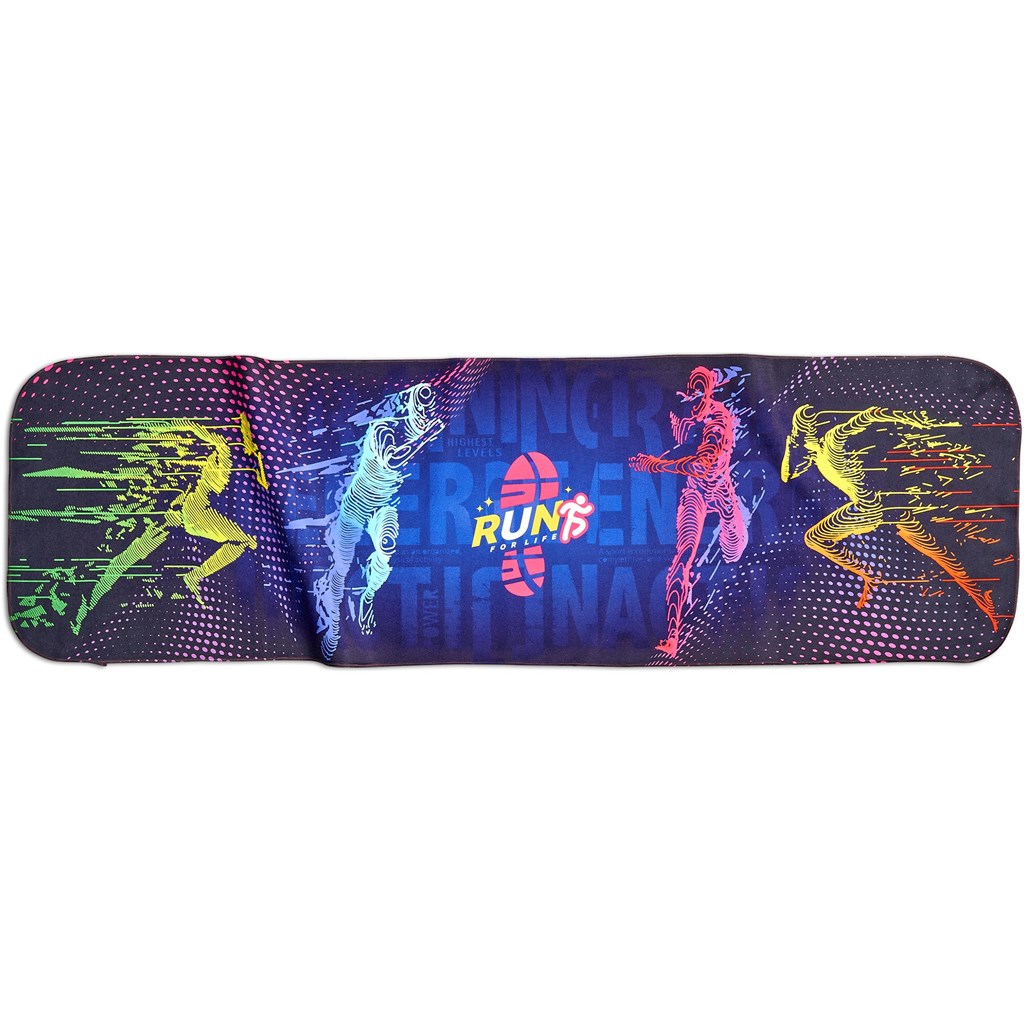 Pre-Printed Sample Hoppla Relay Sports Towel - Single Sided - Image 4