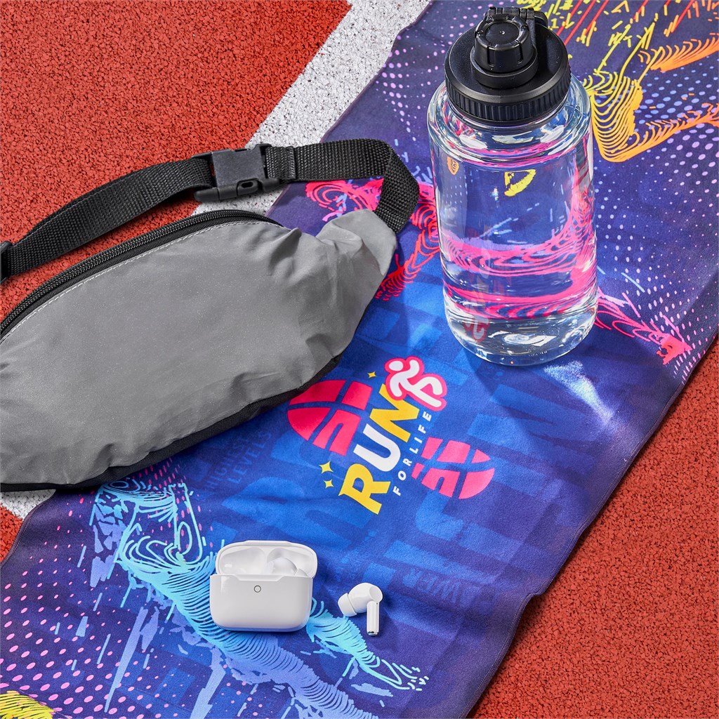 Pre-Printed Sample Hoppla Relay Sports Towel - Single Sided - Image 3
