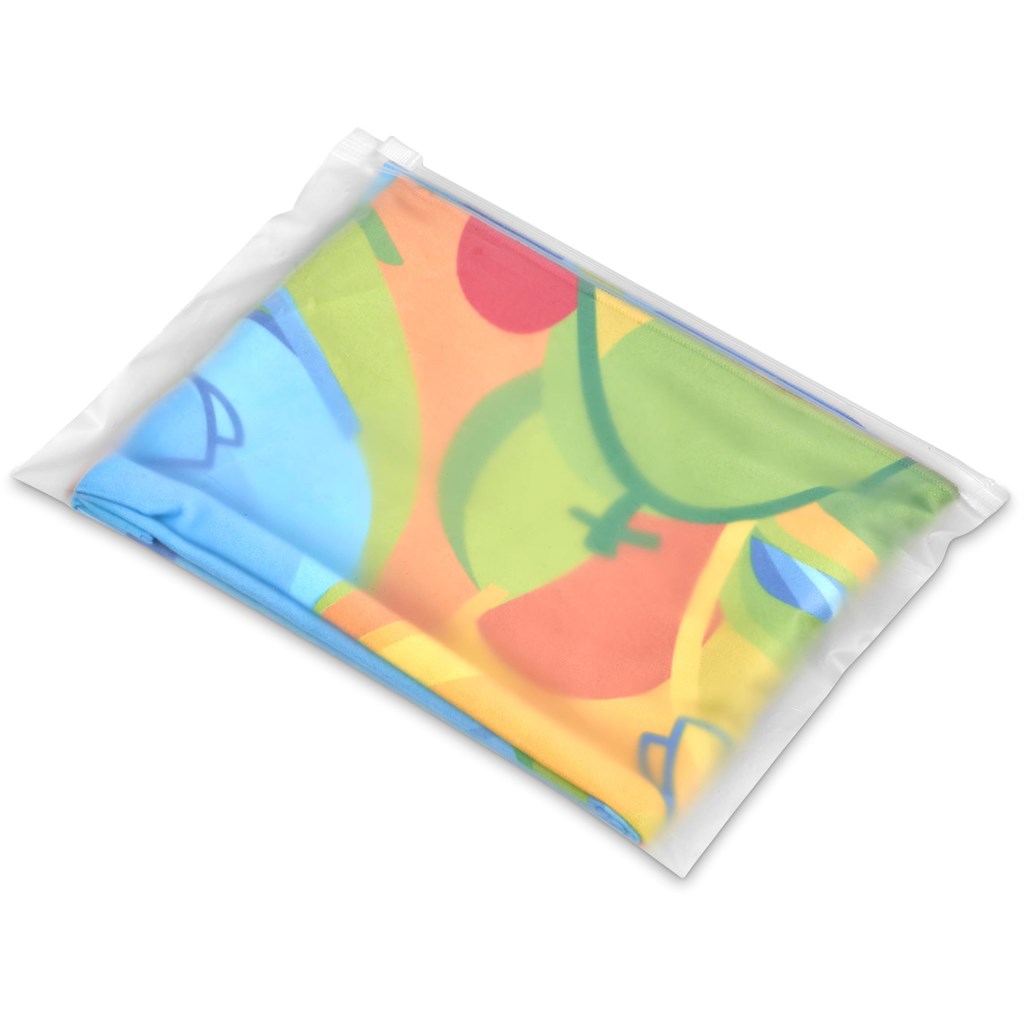 Pre-Production Sample Hoppla Relay Sports Towel - Double-Sided Branding - Image 4