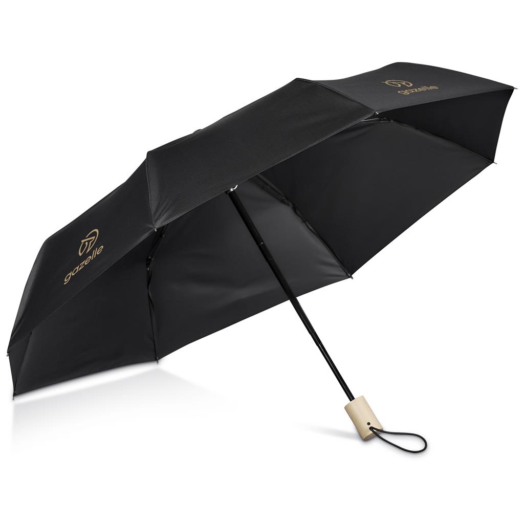 Okiyo Ameno Recycled PET Auto-Open Compact Umbrella - Image 9